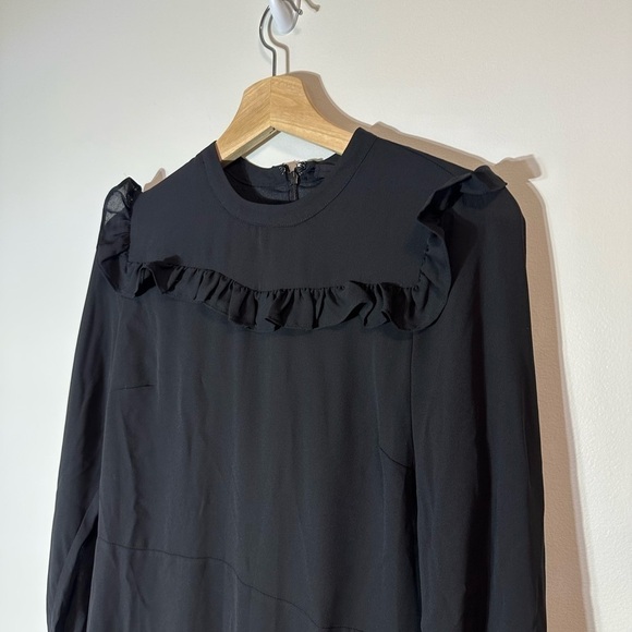 Who What Wear Black Ruffle Dress size Small - Picture 11 of 11